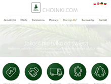 Tablet Screenshot of choinki.com